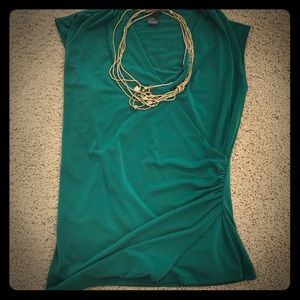 Ann Taylor Green Blouse